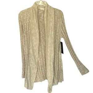 Say What? NWT Open Cardigan Sweater Tunic Tailored, Lightweight Women's XL